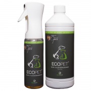 EcoPet Geruch und Fleckenentferner - 1 Liter Nachfüll + 0,3 Liter
